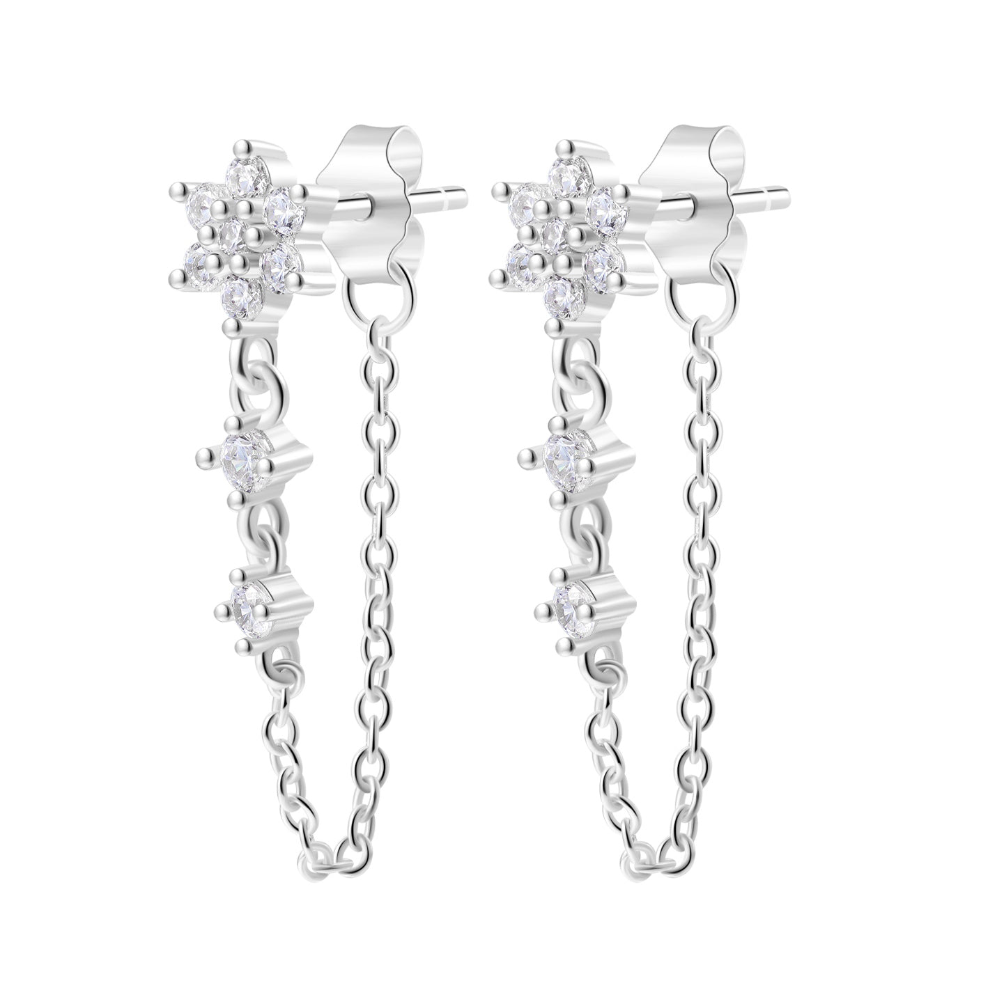 De Bloom Chain Studs