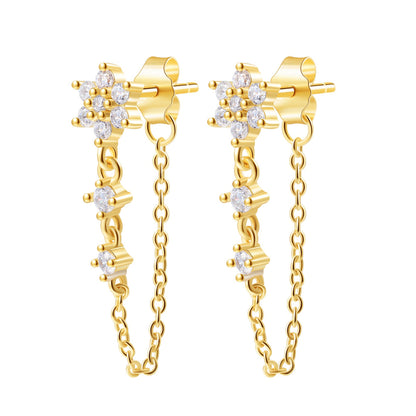 De Bloom Chain Studs