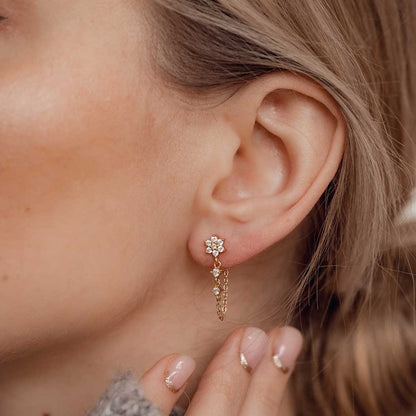 De Bloom Chain Studs