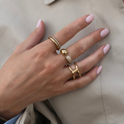 De Crystal Crush Ring