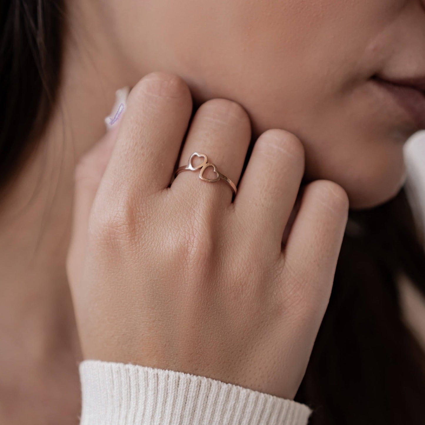 De Connected Hearts Ring