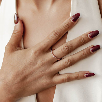 De Gemstone Twist Ring