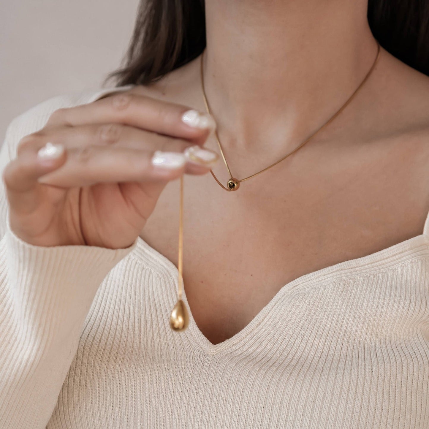 De Lariat Y Drop Ketting