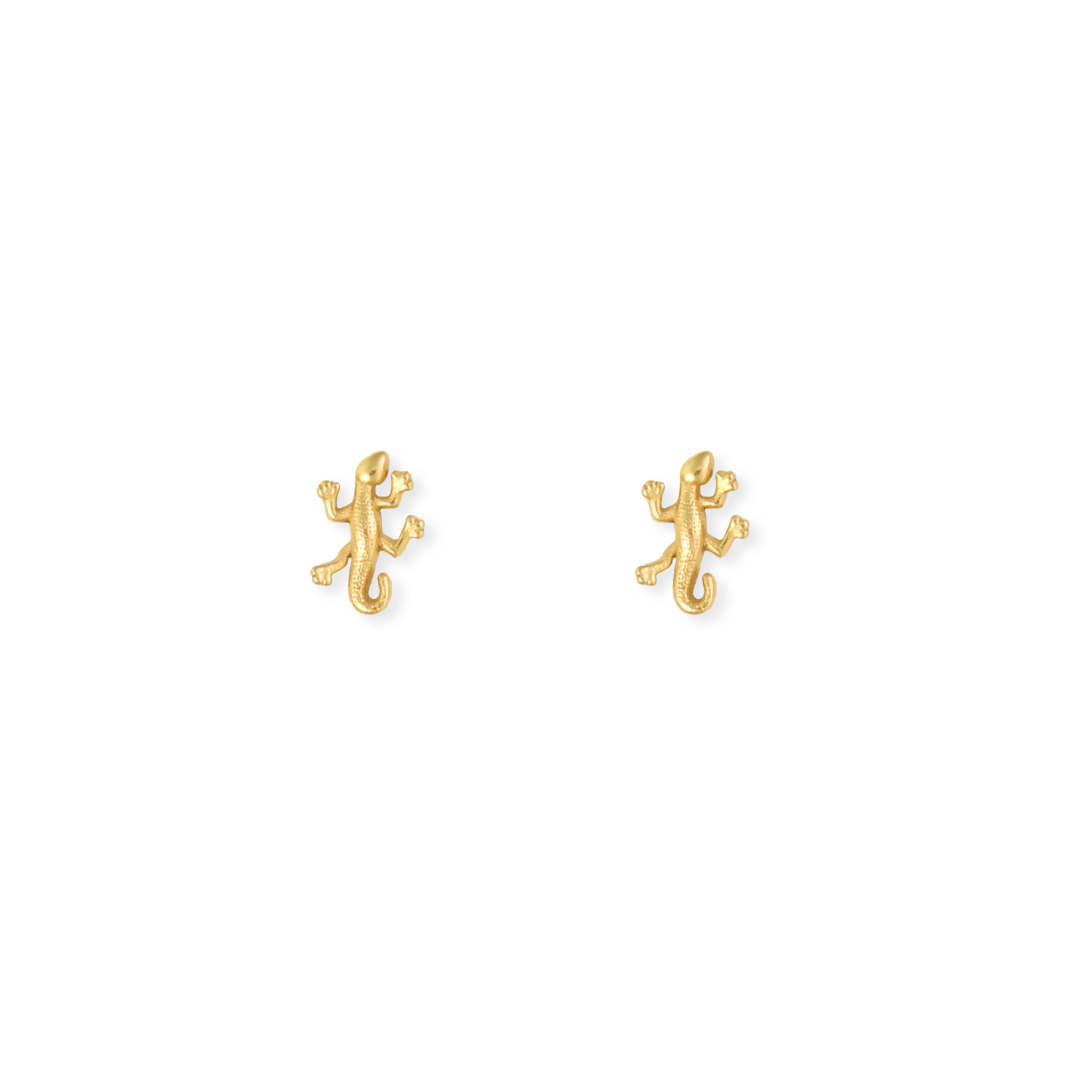 De Lizard Curve Studs