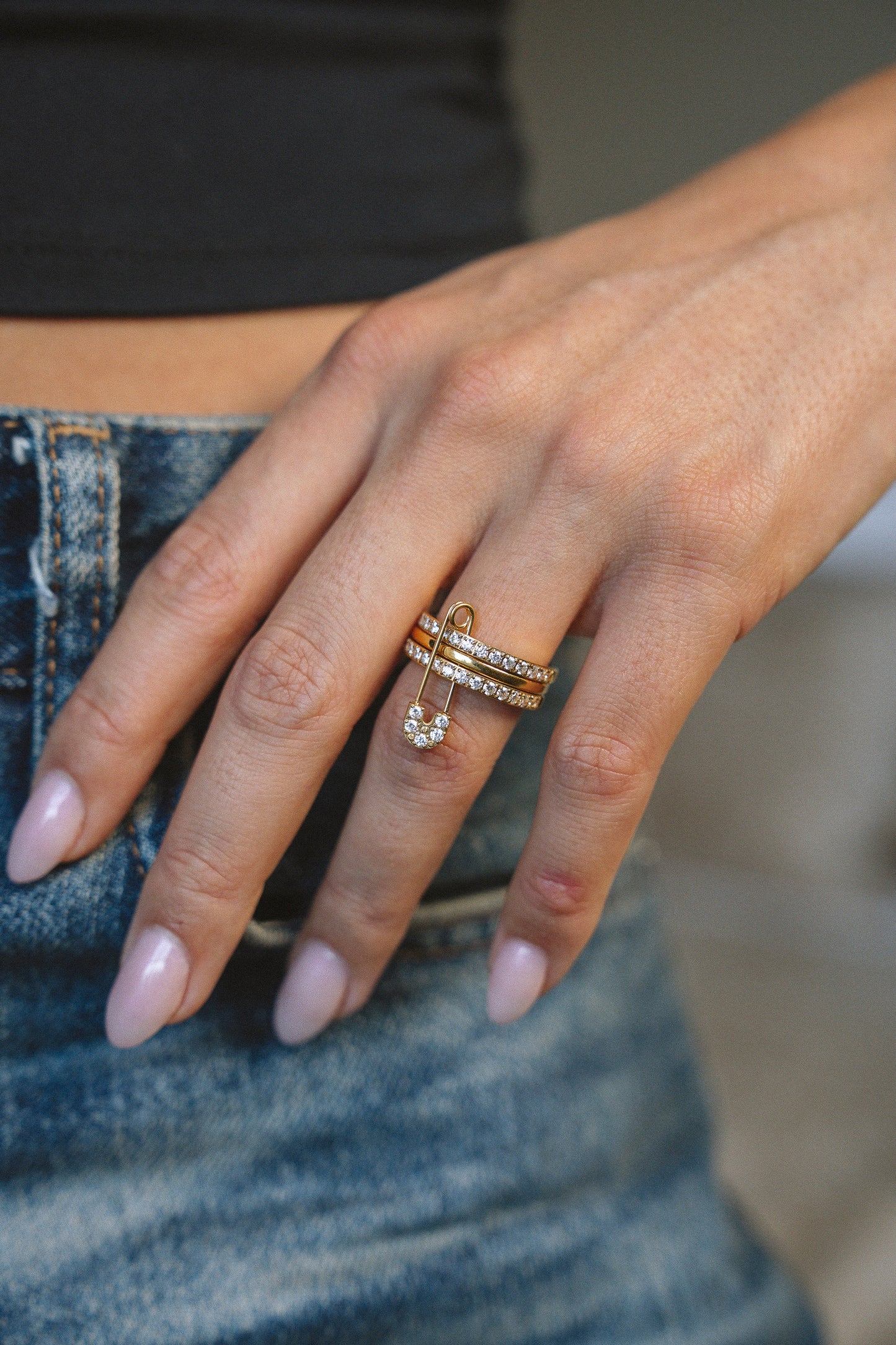 Lock Charm Ring
