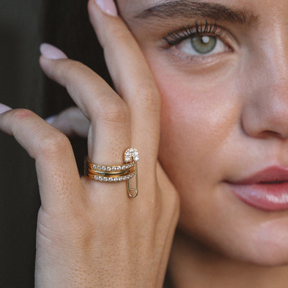 Lock Charm Ring