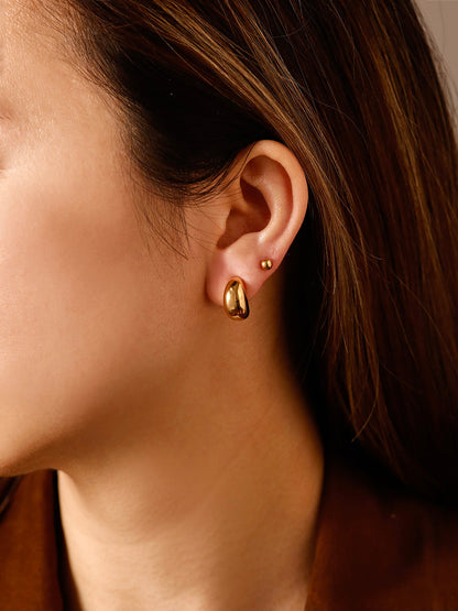 De Bean Echo Oorbellen