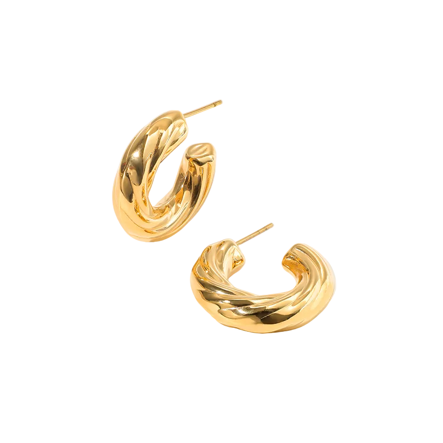 De Cove Twist Hoops