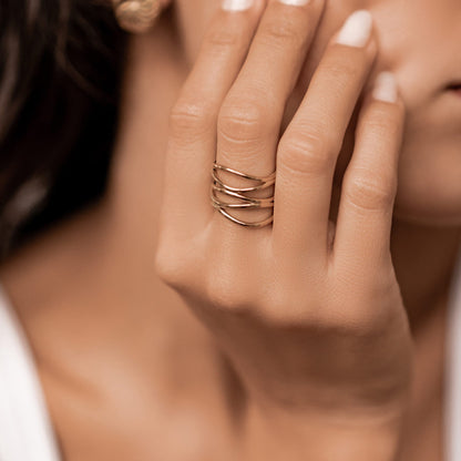 De Weave Open Ring