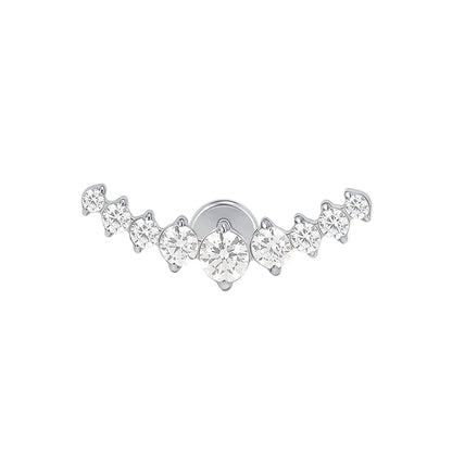 De Curved Shine Piercing