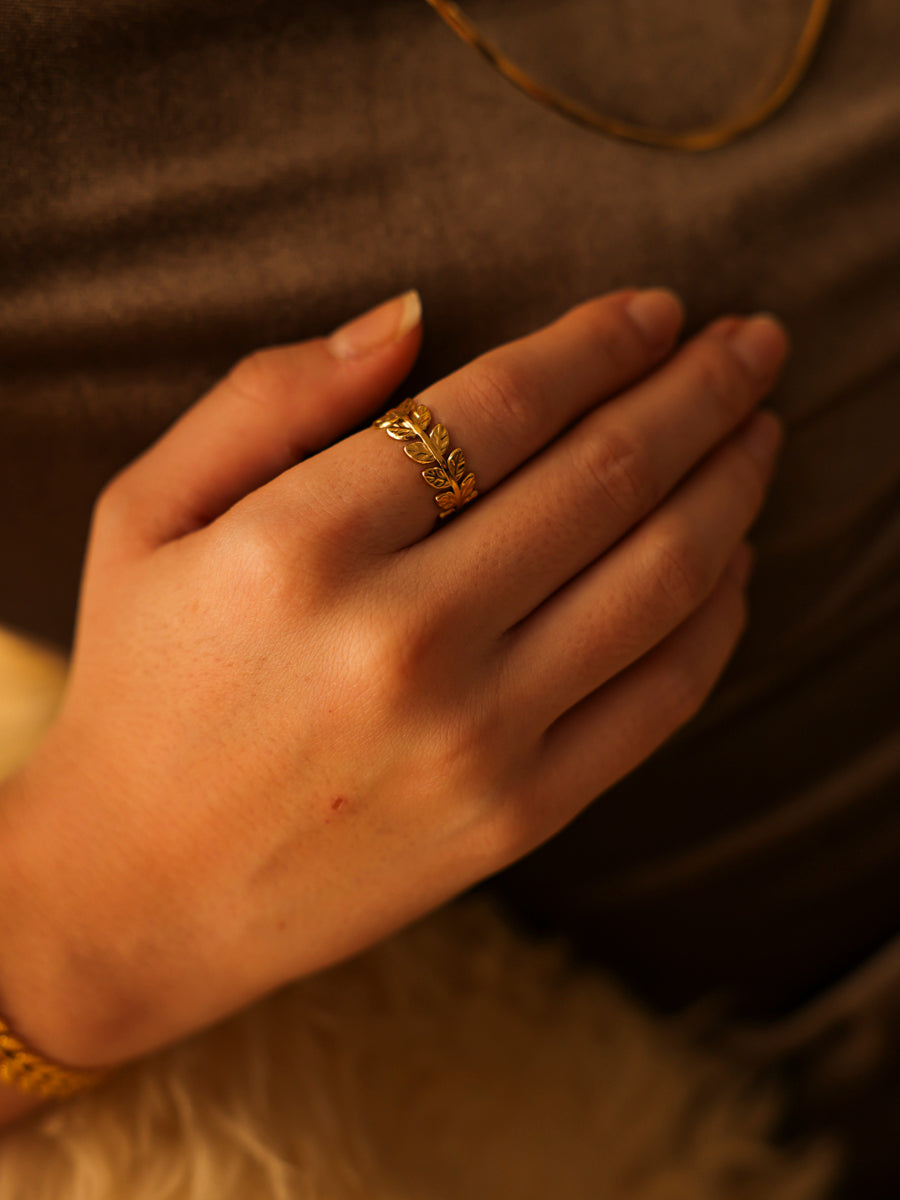De Fresh Leaf Ring