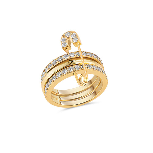 Lock Charm Ring
