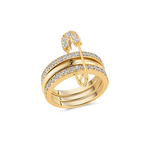 Lock Charm Ring