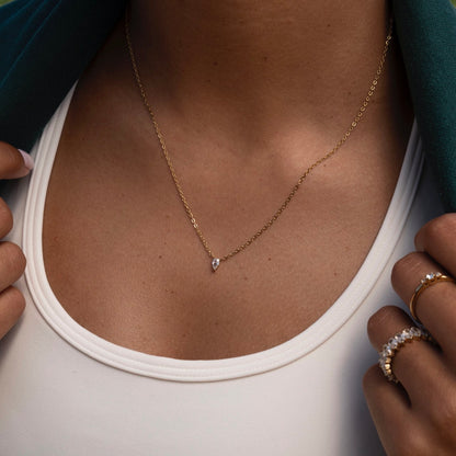 Pear Glow Necklace