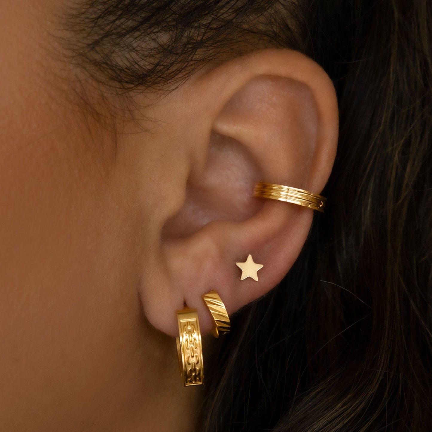 De Star Glint Studs