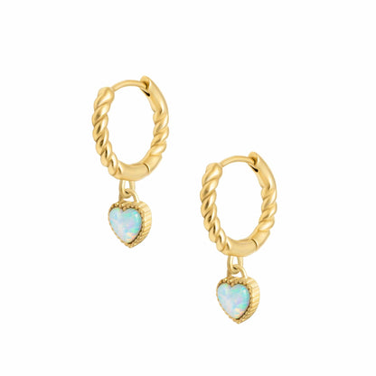 De Tilly Opal Hoops