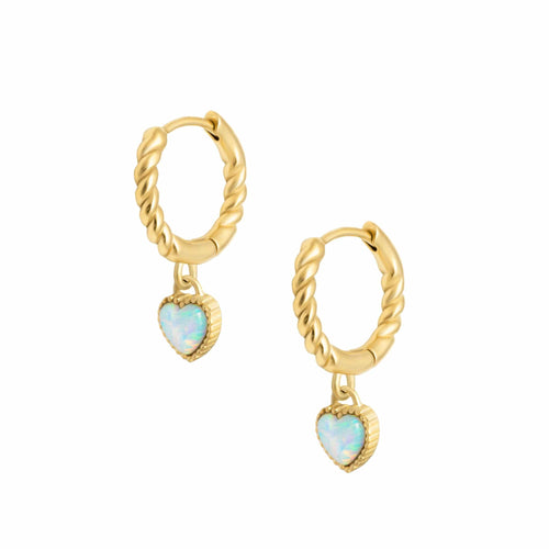 De Tilly Opal Hoops