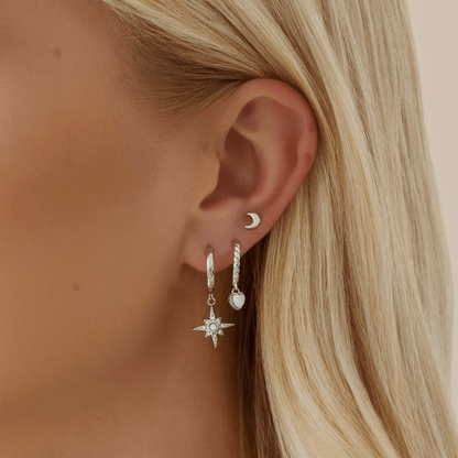 De Tilly Opal Hoops