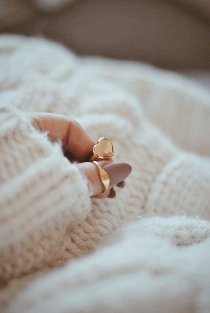 Golden Pulse Ring