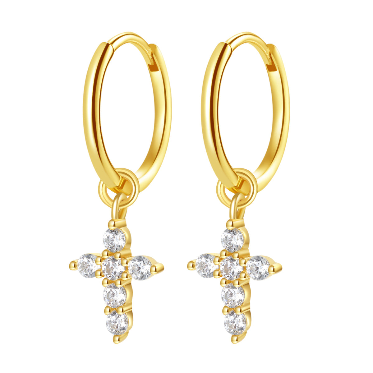 De Cross Whisper Hoops