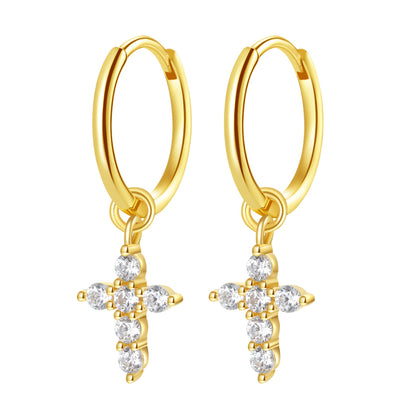 De Cross Whisper Hoops