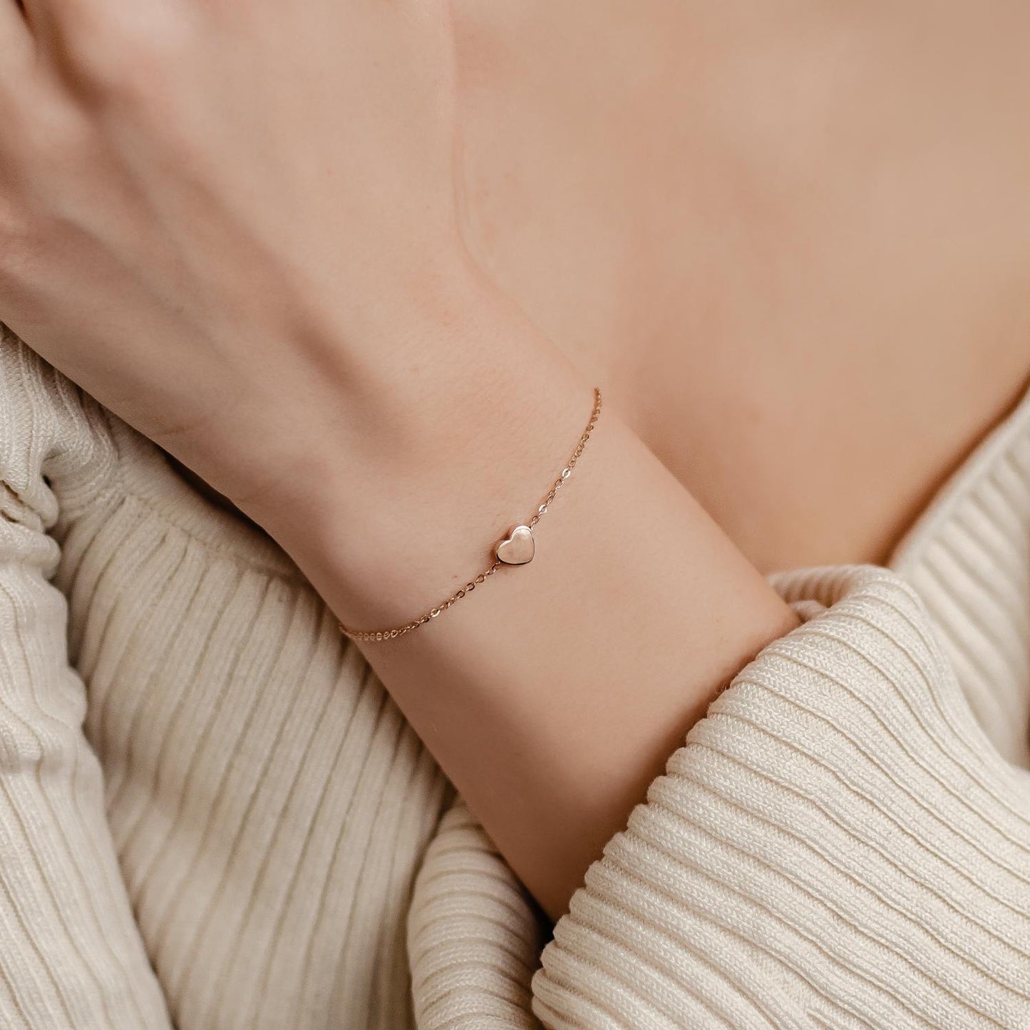 De Dainty Heart Armband