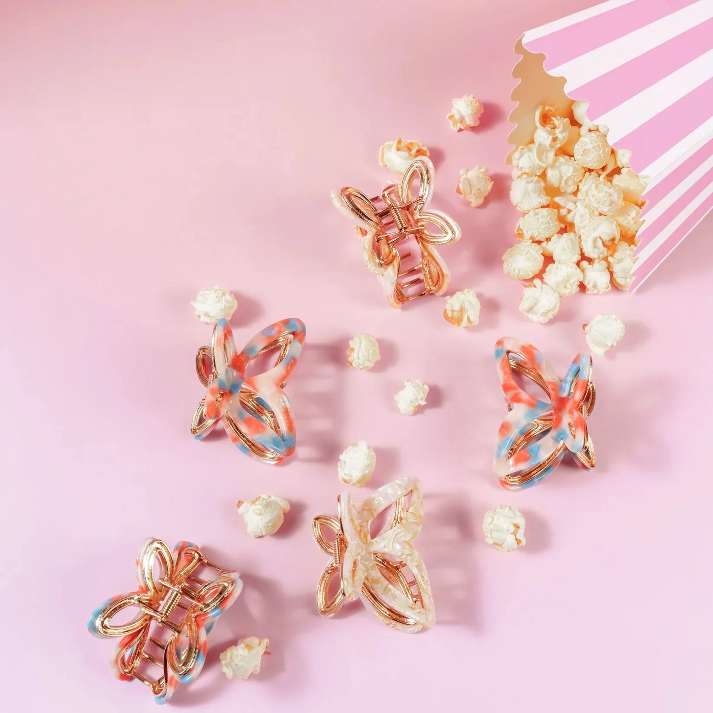 De Flutter Metal Vlinder Clip