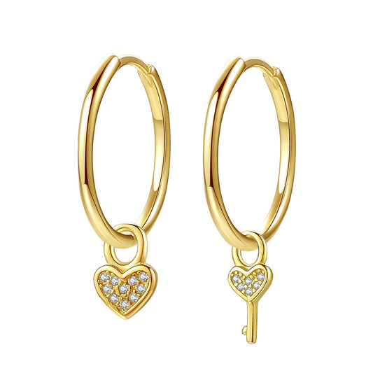 De Key & Heart Hoops