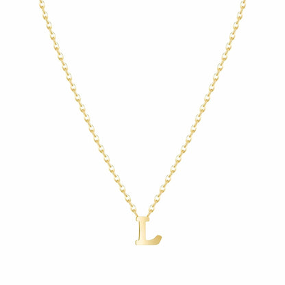 Adore Initial Necklace – Minimalistische Ketting met Persoonlijke Letter (Waterproof & Tijdloos)