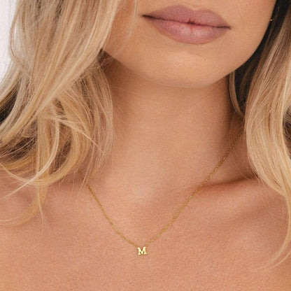 Adore Initial Necklace – Minimalistische Ketting met Persoonlijke Letter (Waterproof & Tijdloos)