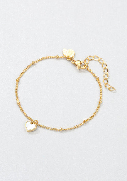 De Shell Heart Armband
