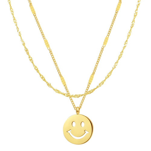 De Joy-Smiley Ketting Set