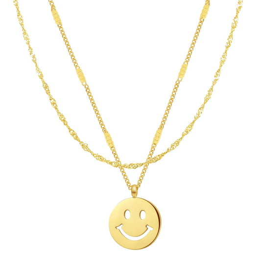 De Joy-Smiley Ketting Set