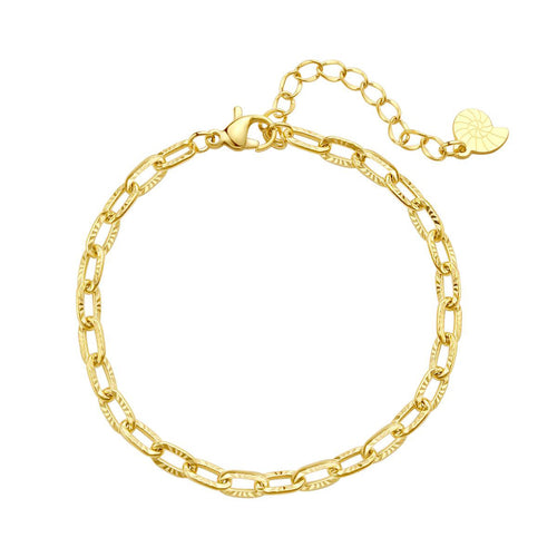 De Golden Link Glow Armband